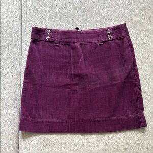 LOFT Rich Purple Mini Skirt